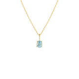 Yellow Gold Birthstone Necklace