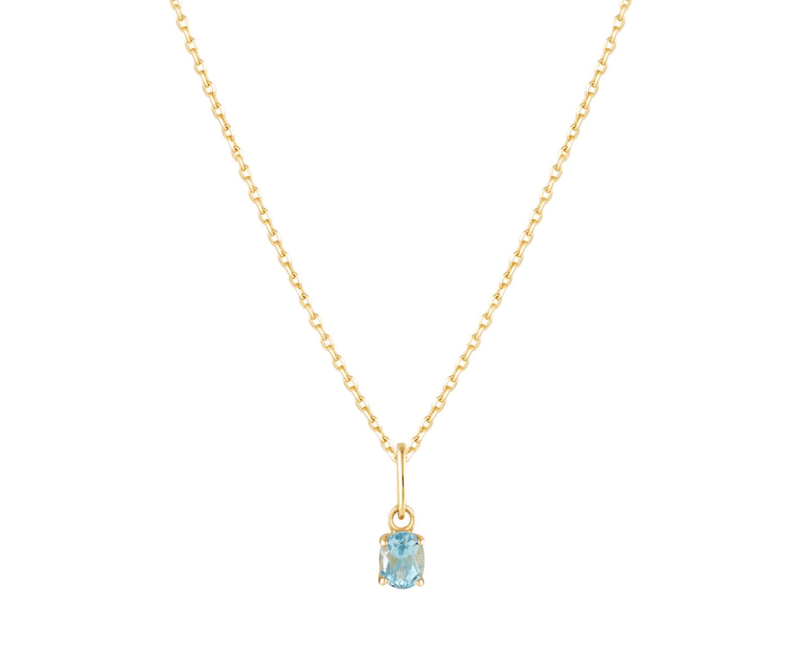 Picture of Luna Rae Solid 9k Gold Topaz Necklace