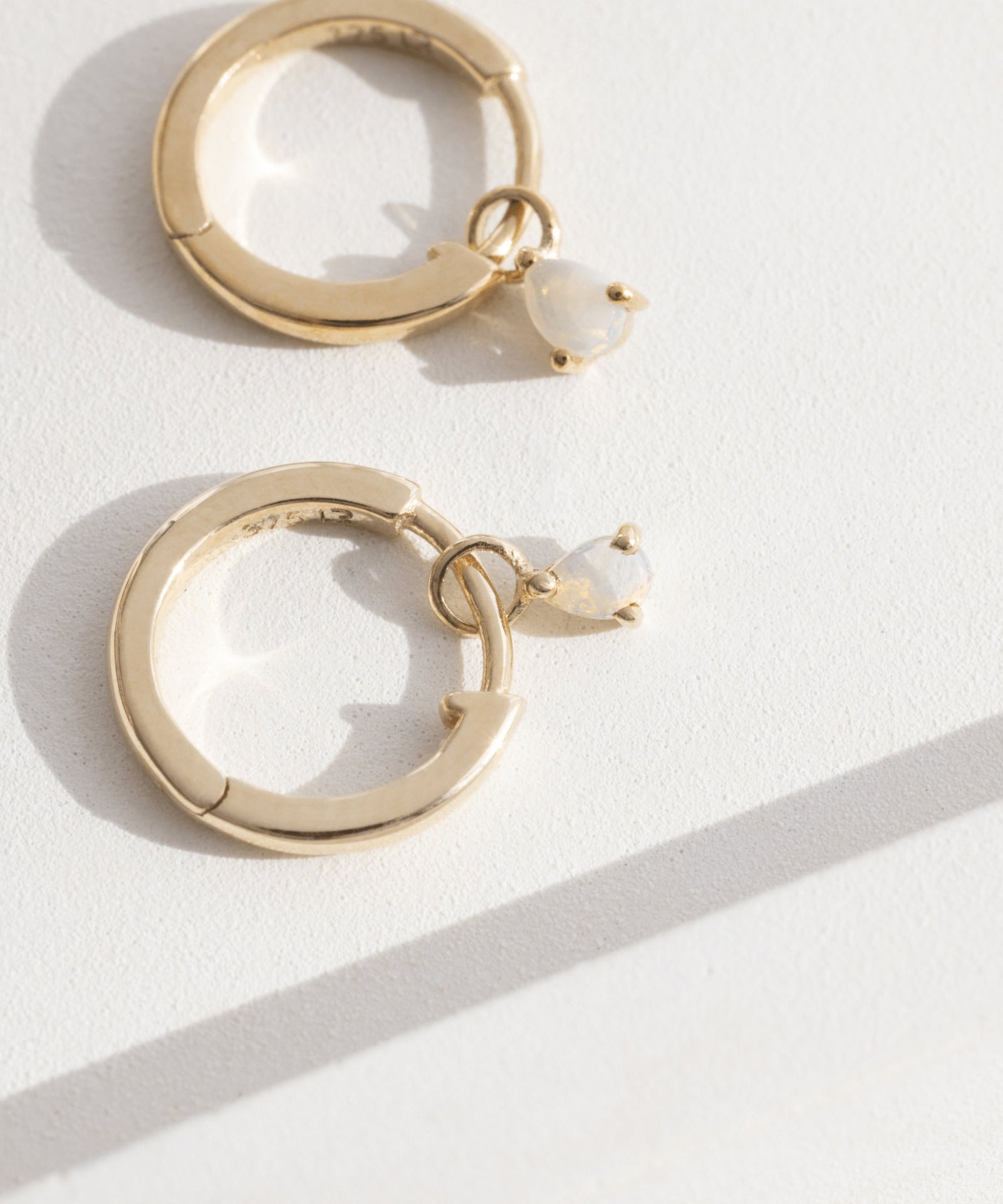 Picture of Luna Rae Solid 9k Gold Venus Earrings