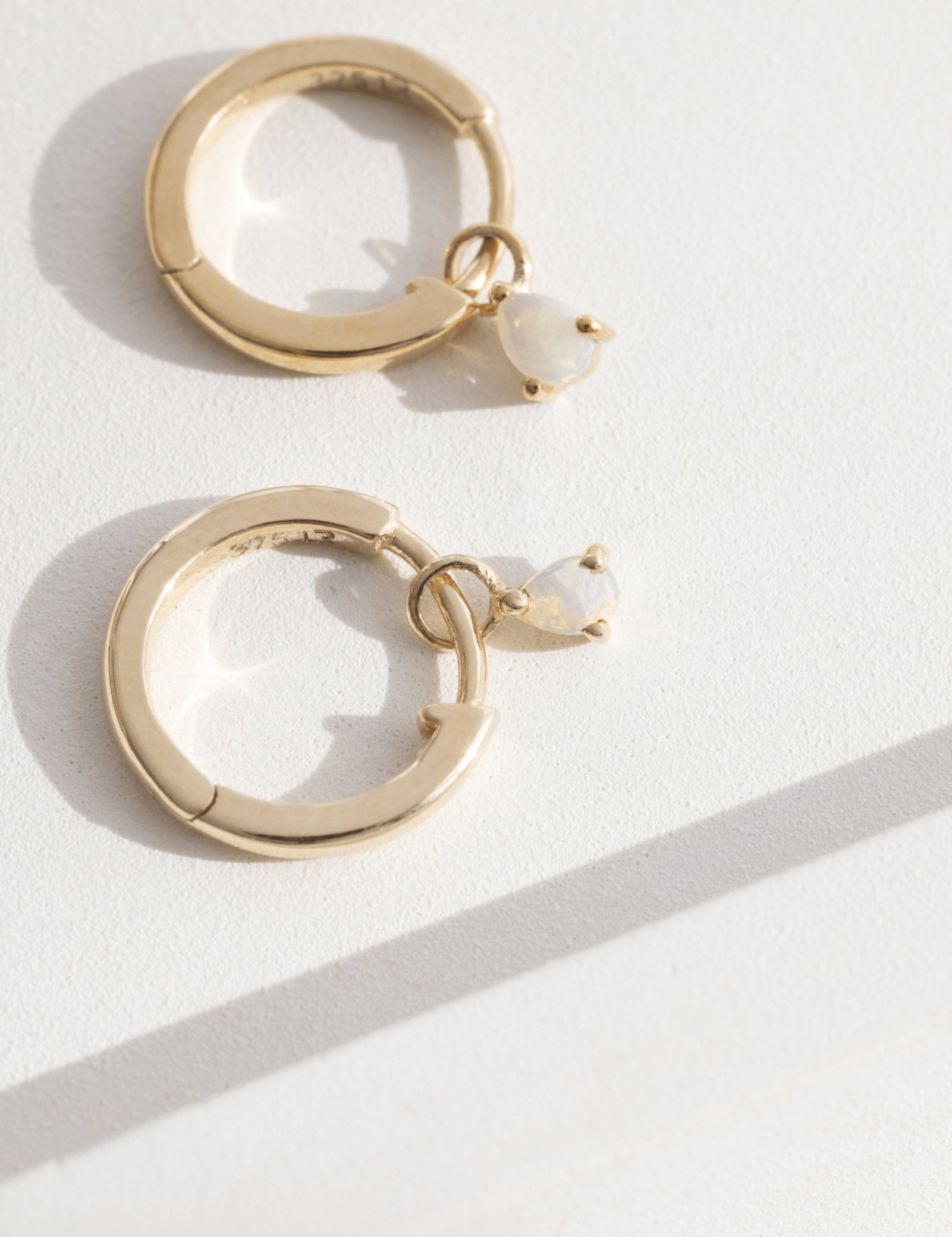 Picture of Luna Rae Solid 9k Gold Venus Earrings