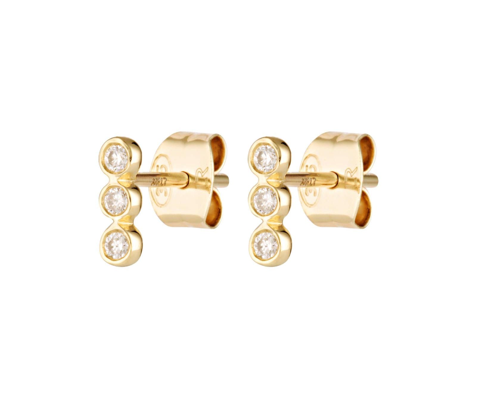 Picture of Luna Rae Solid 9k Gold Vivian Studs