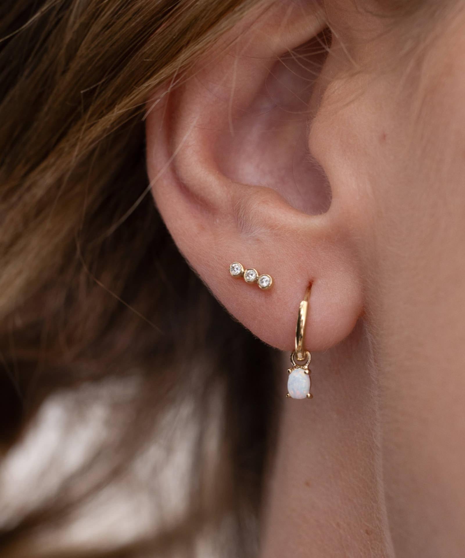 Picture of Luna Rae Solid 9k Gold Vivian Studs