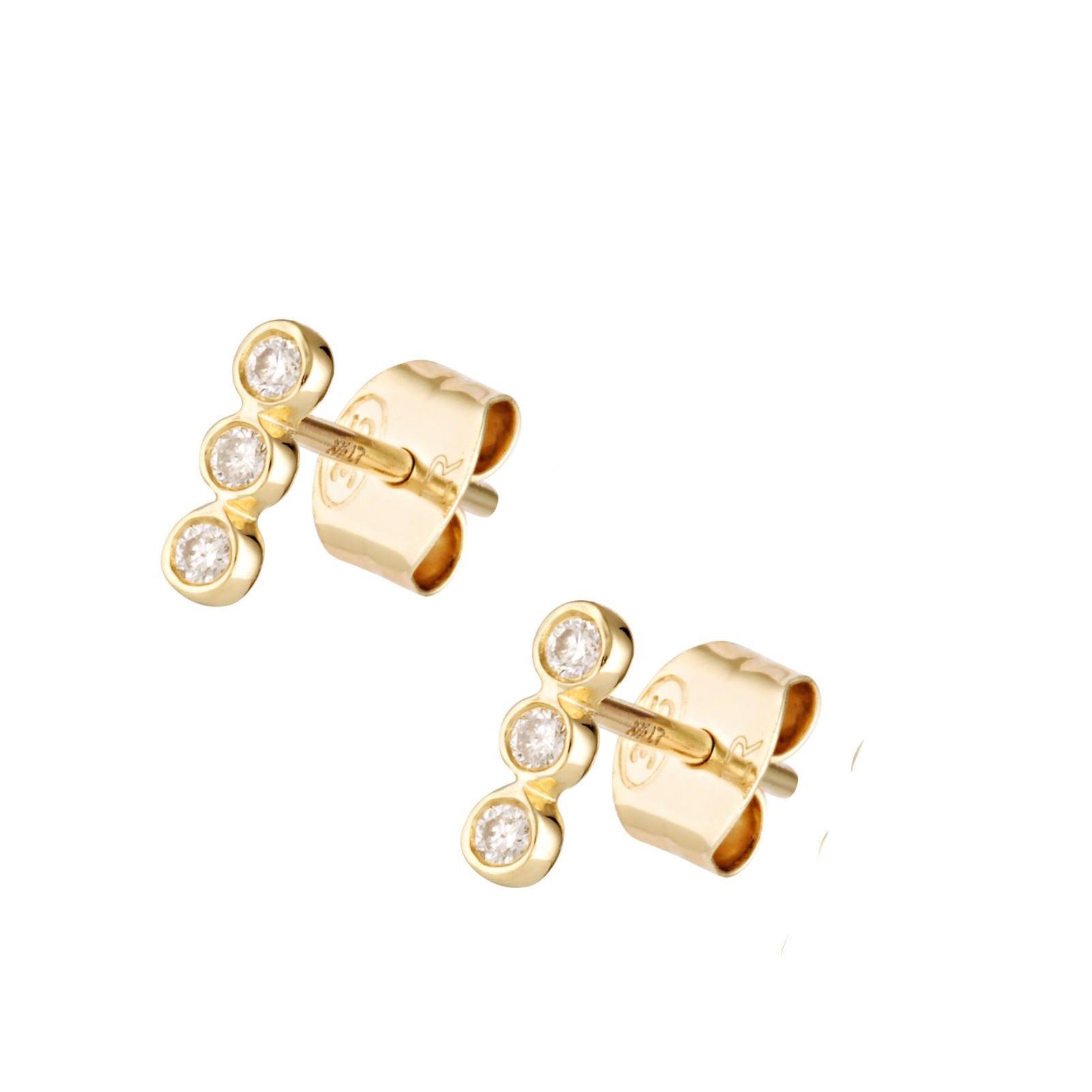 Picture of Luna Rae Solid 9k Gold Vivian Studs