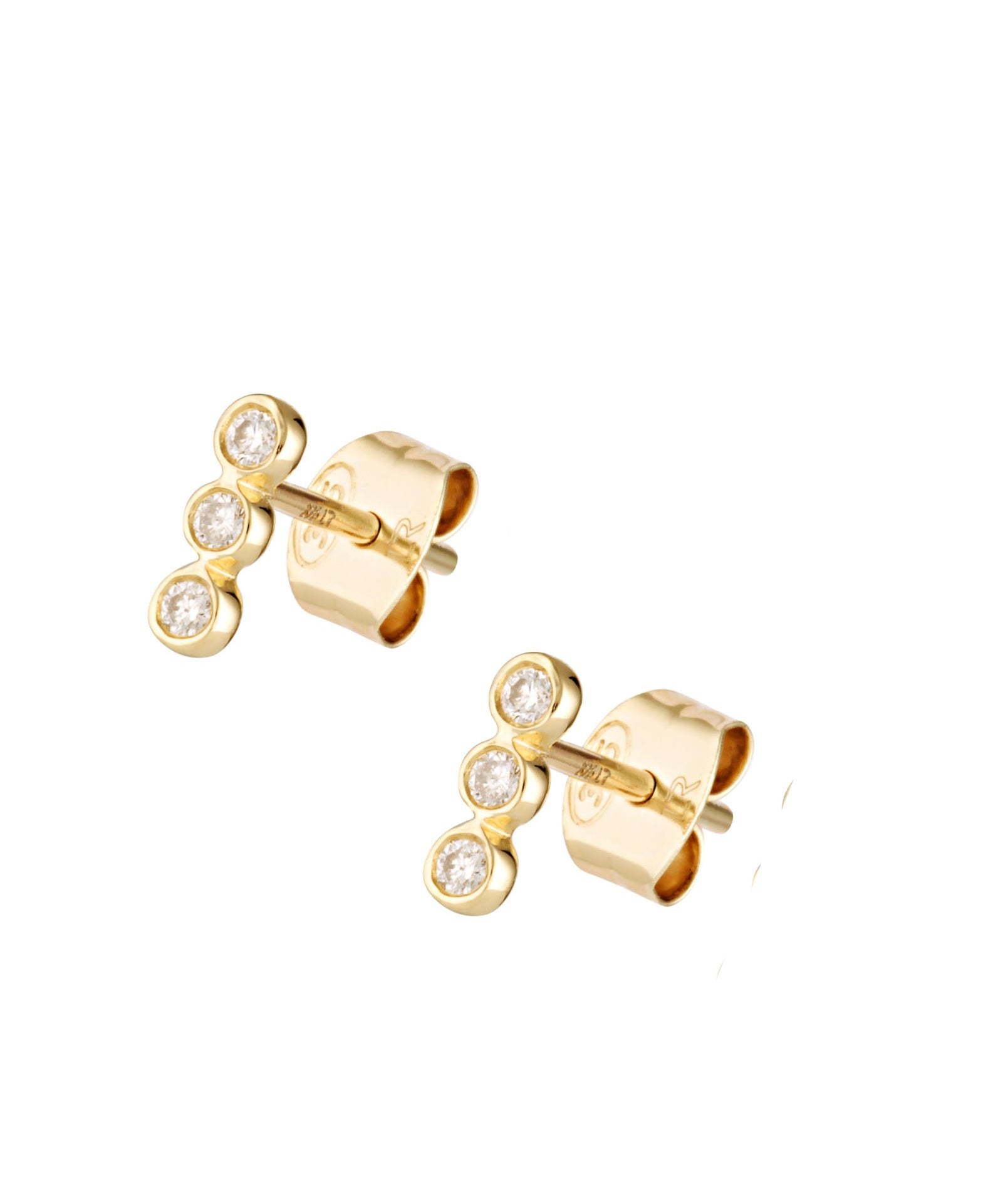 Picture of Luna Rae Solid 9k Gold Vivian Studs