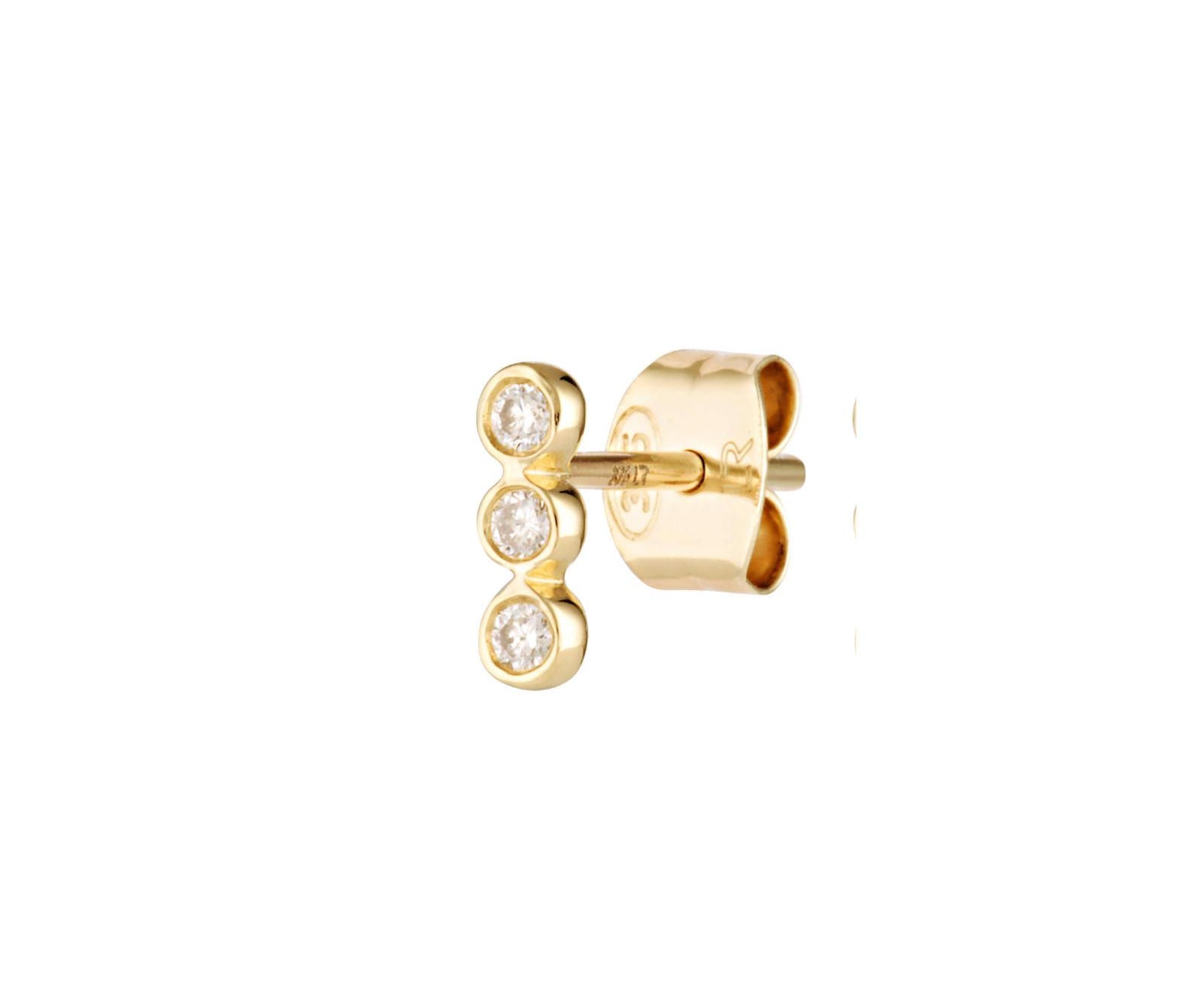 Picture of Luna Rae Solid 9k Gold Vivian Studs