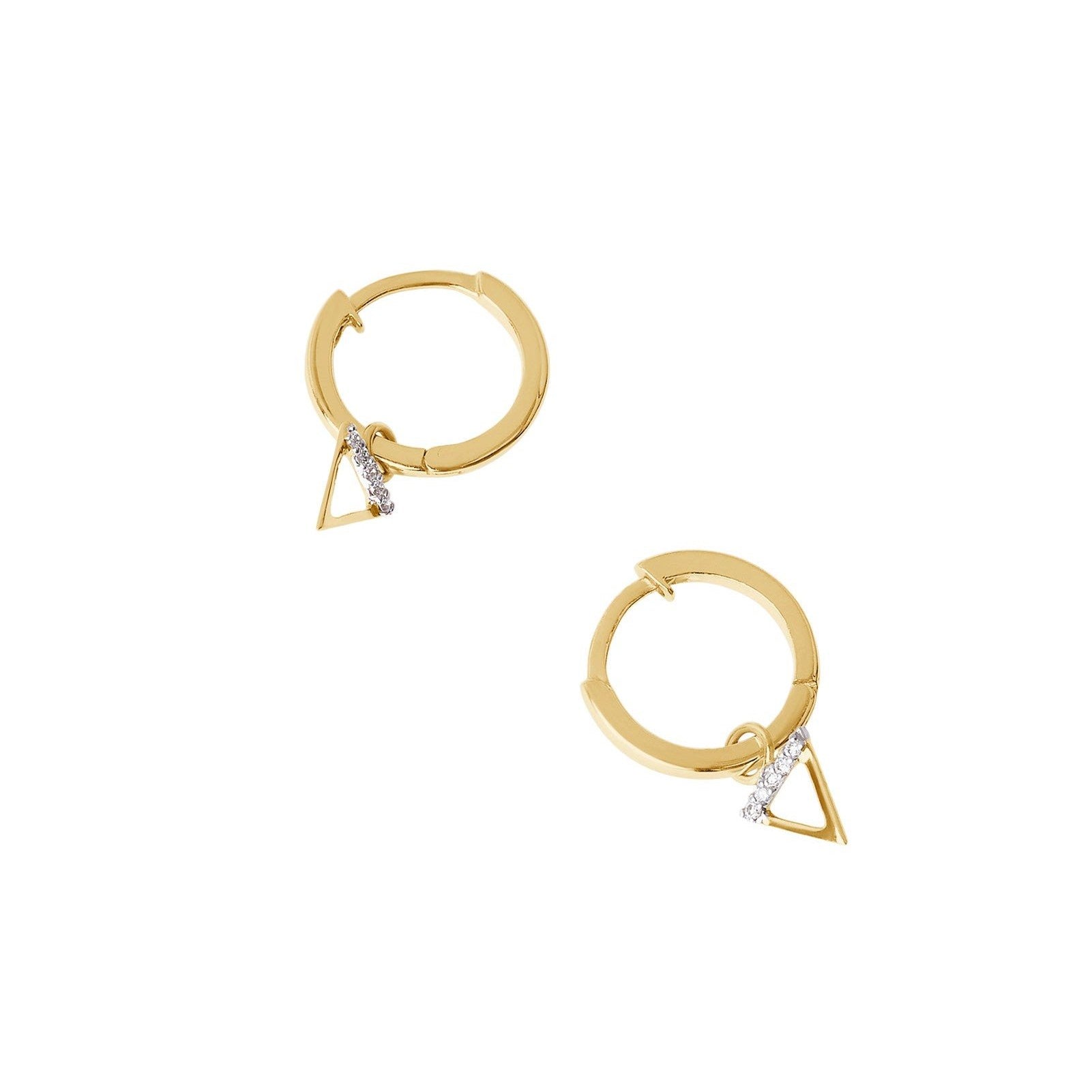 Picture of Luna Rae Solid 9k Gold Water Element Hoops