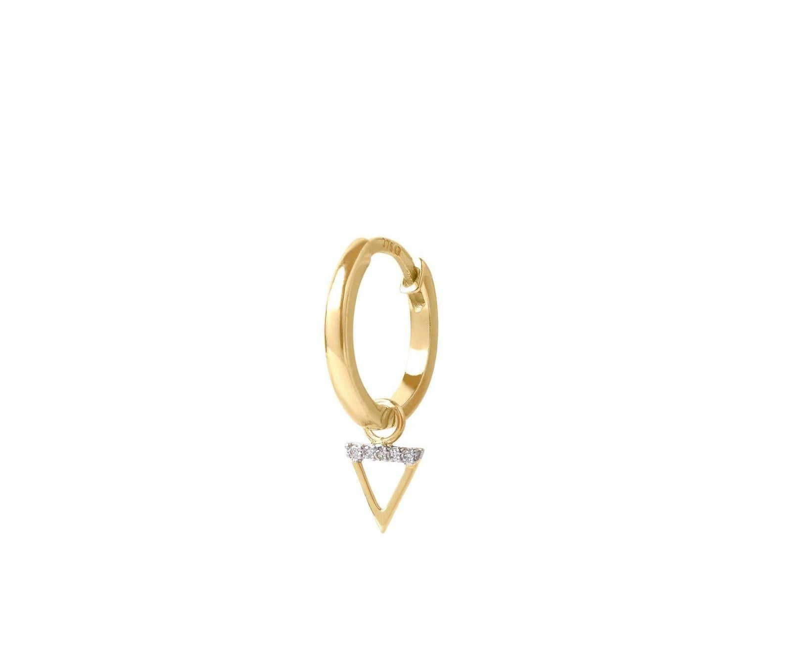 Picture of Luna Rae Solid 9k Gold Water Element Hoops