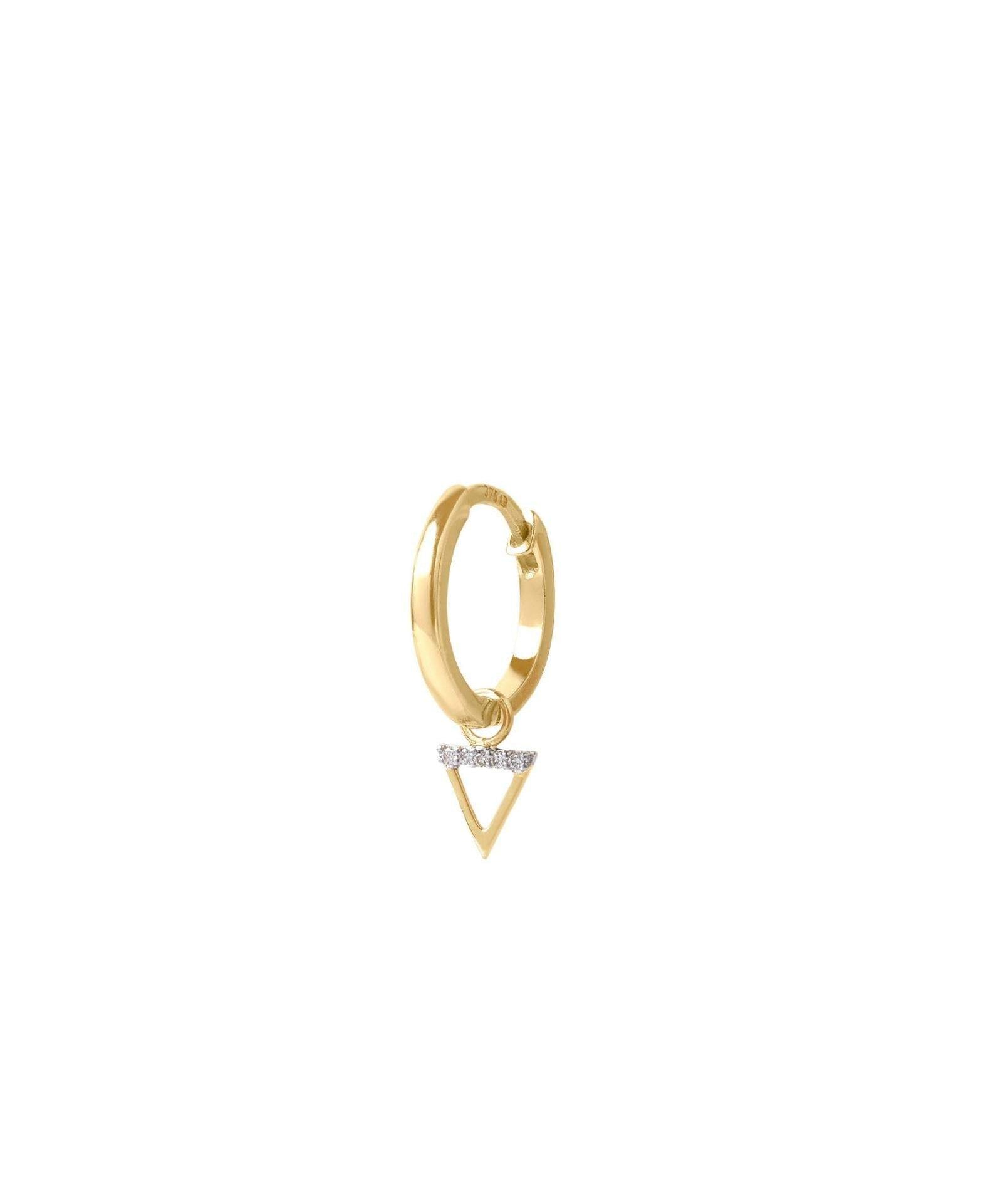 Picture of Luna Rae Solid 9k Gold Water Element Hoops