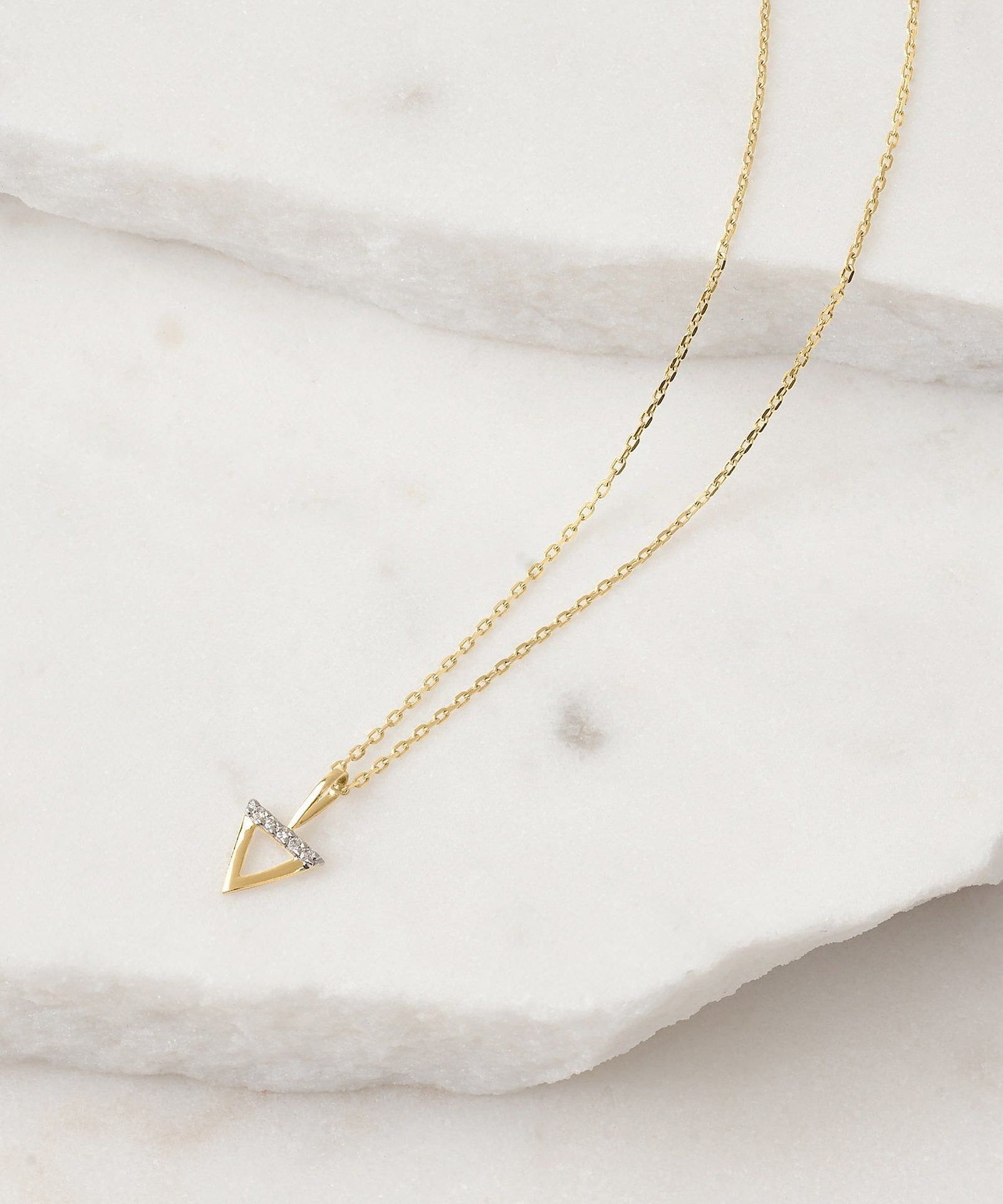 Picture of Luna Rae Solid 9k Gold Water Element Necklace