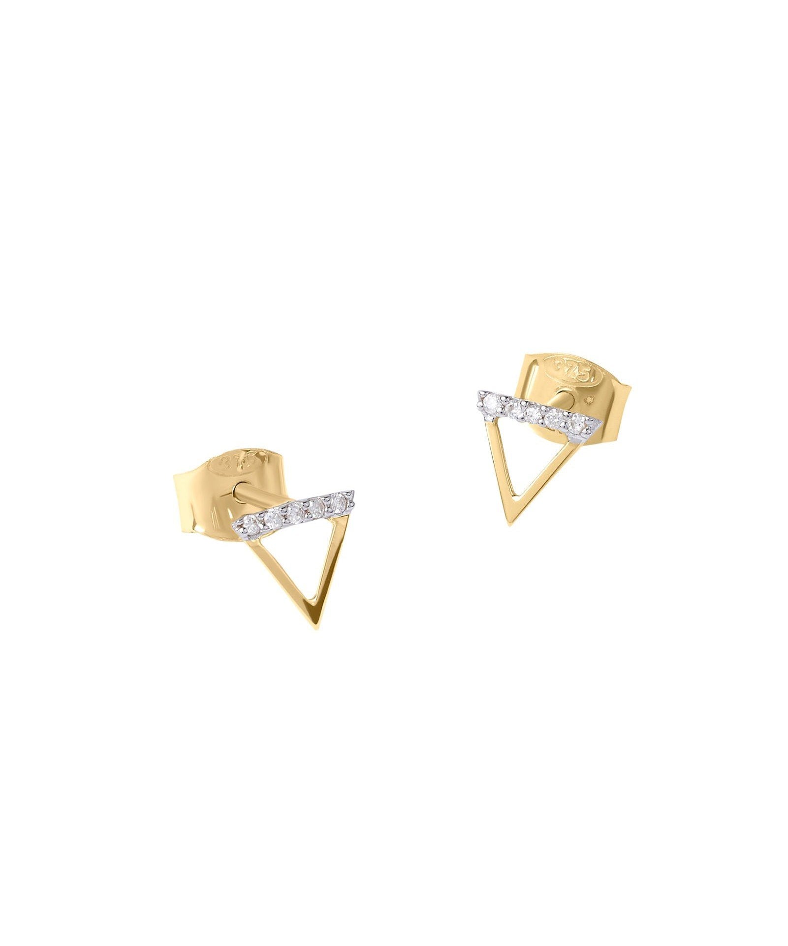 Picture of Luna Rae Solid 9k Gold Water Element Studs