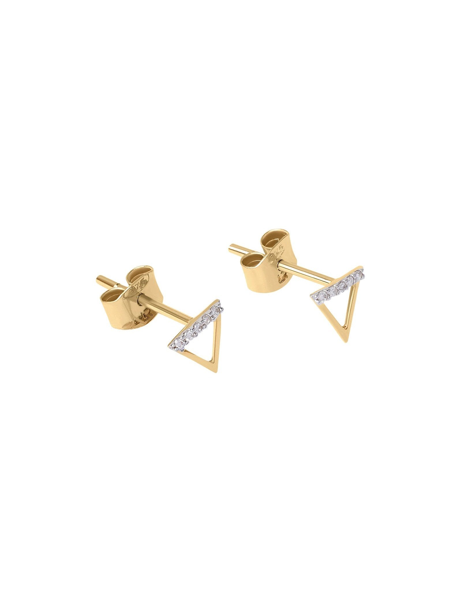 Picture of Luna Rae Solid 9k Gold Water Element Studs