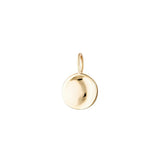 Waved Disc Imprint Pendant