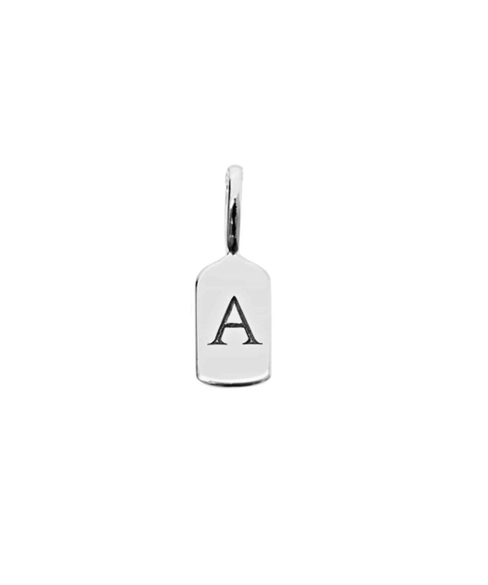 Picture of Luna Rae White Gold Letter A