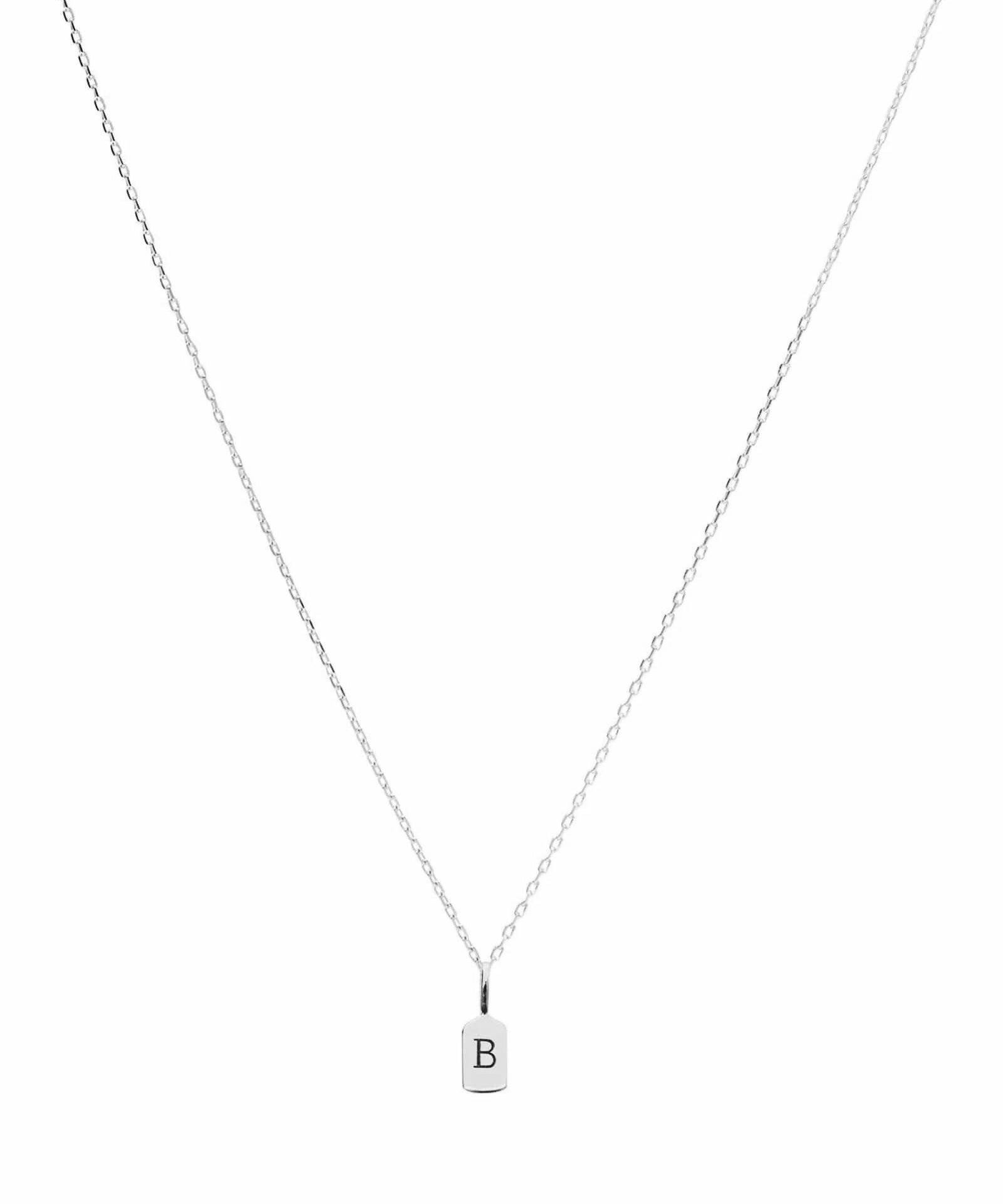 Picture of Luna Rae White Gold Letter B