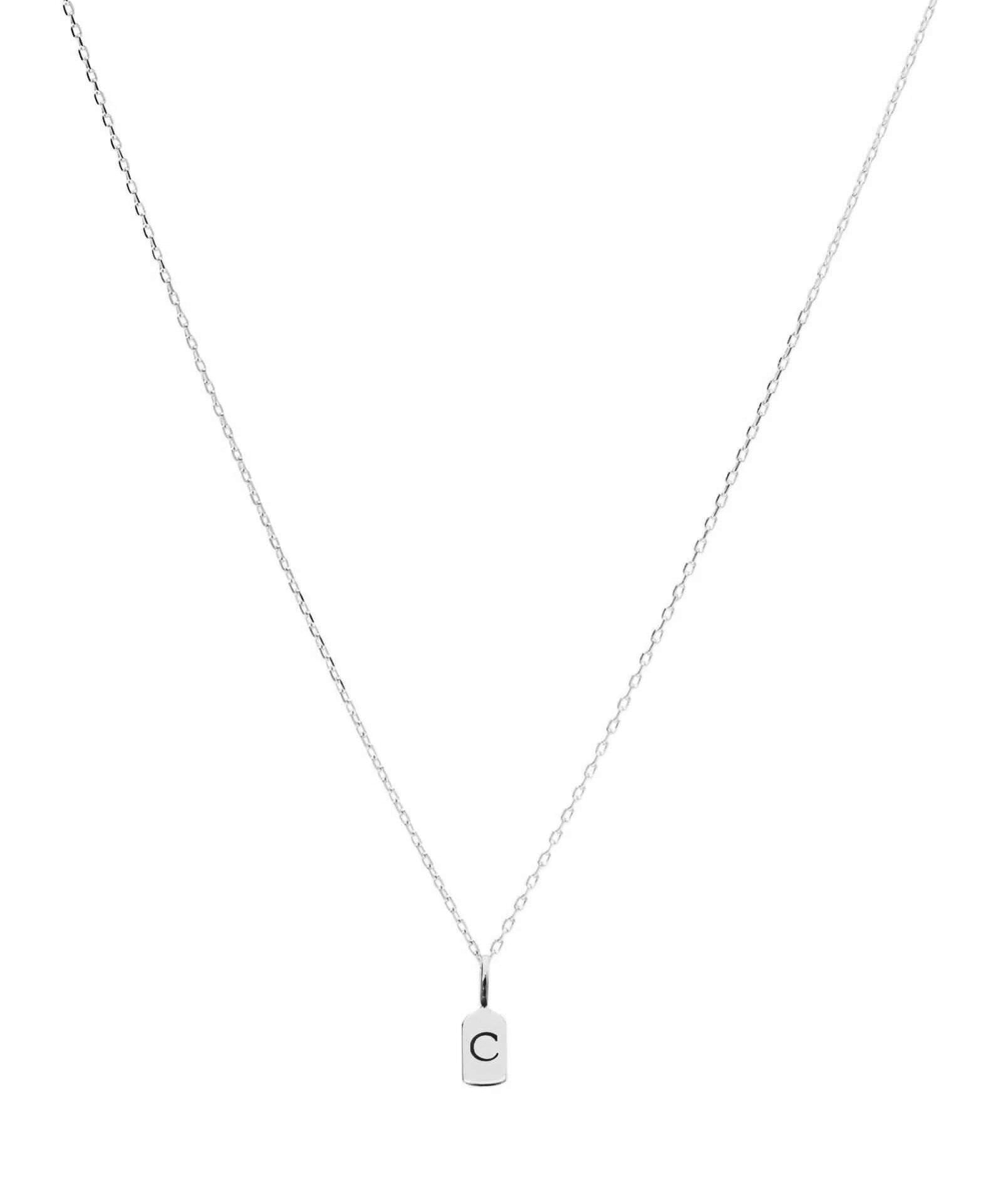Picture of Luna Rae White Gold Letter C