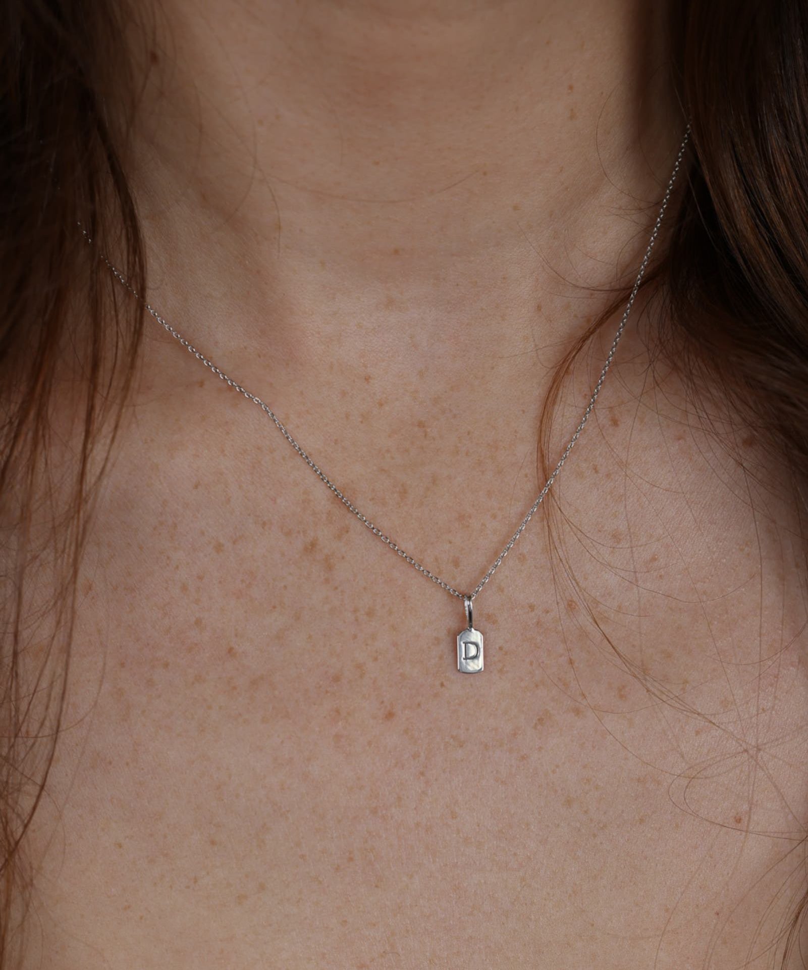 Picture of Luna Rae White Gold Letter D