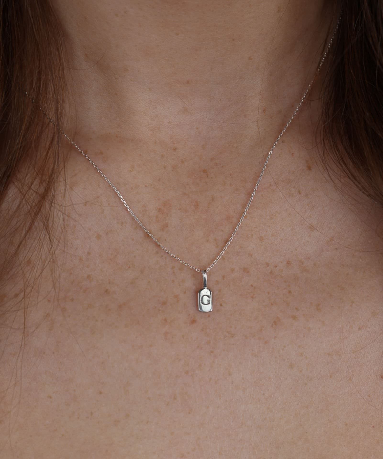 Picture of Luna Rae White Gold Letter G
