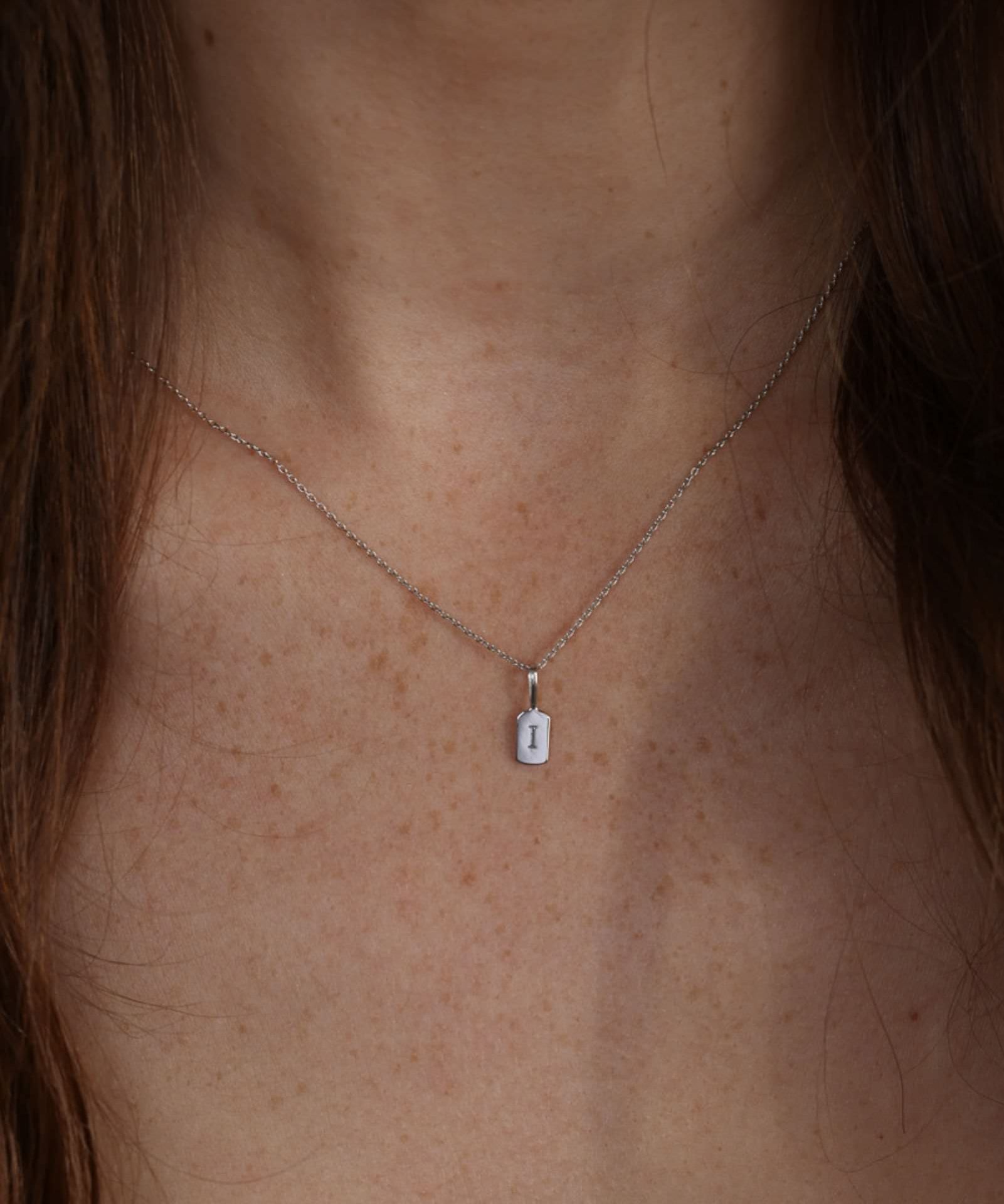 Picture of Luna Rae White Gold Letter I