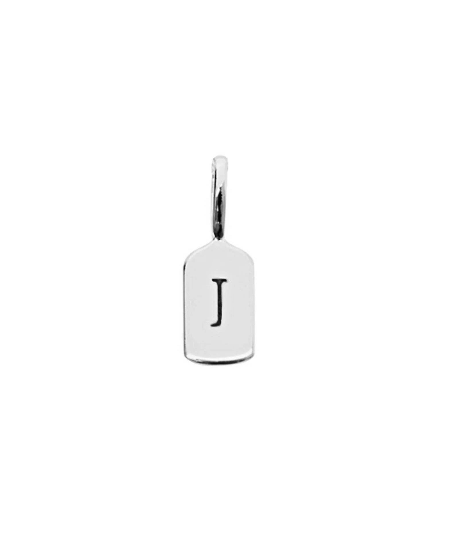 Picture of Luna Rae White Gold Letter J