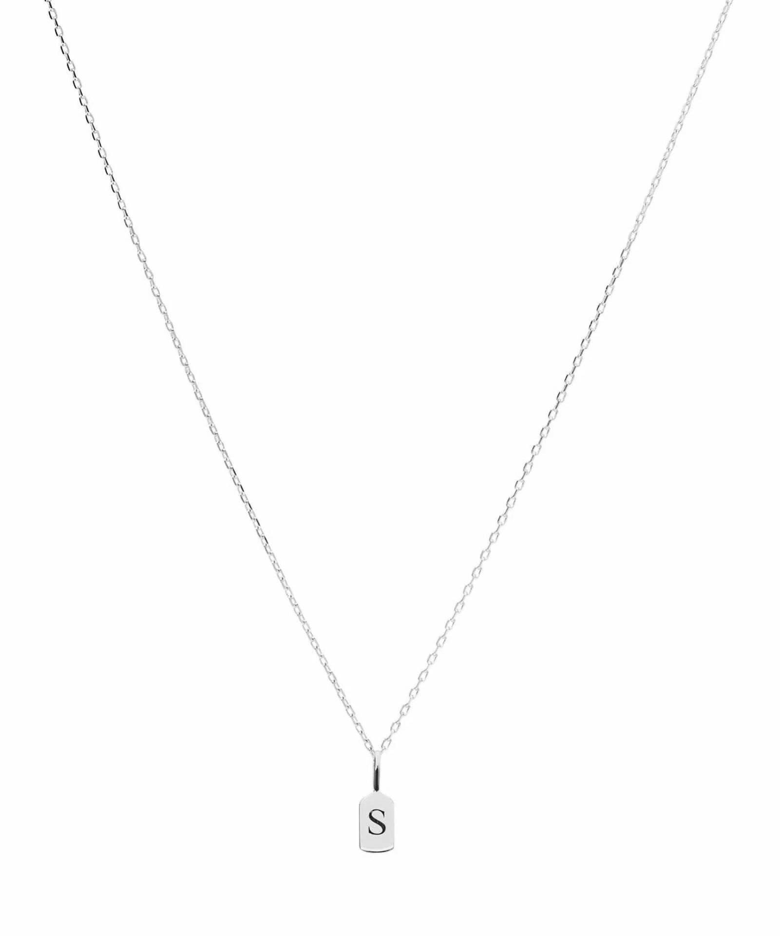 Picture of Luna Rae White Gold Letter S