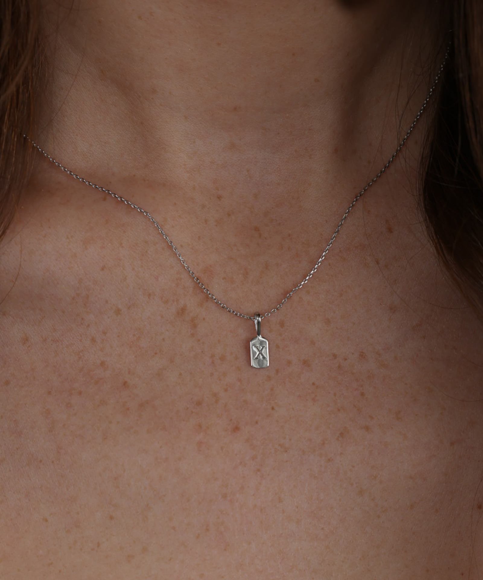 Picture of Luna Rae White Gold Letter X