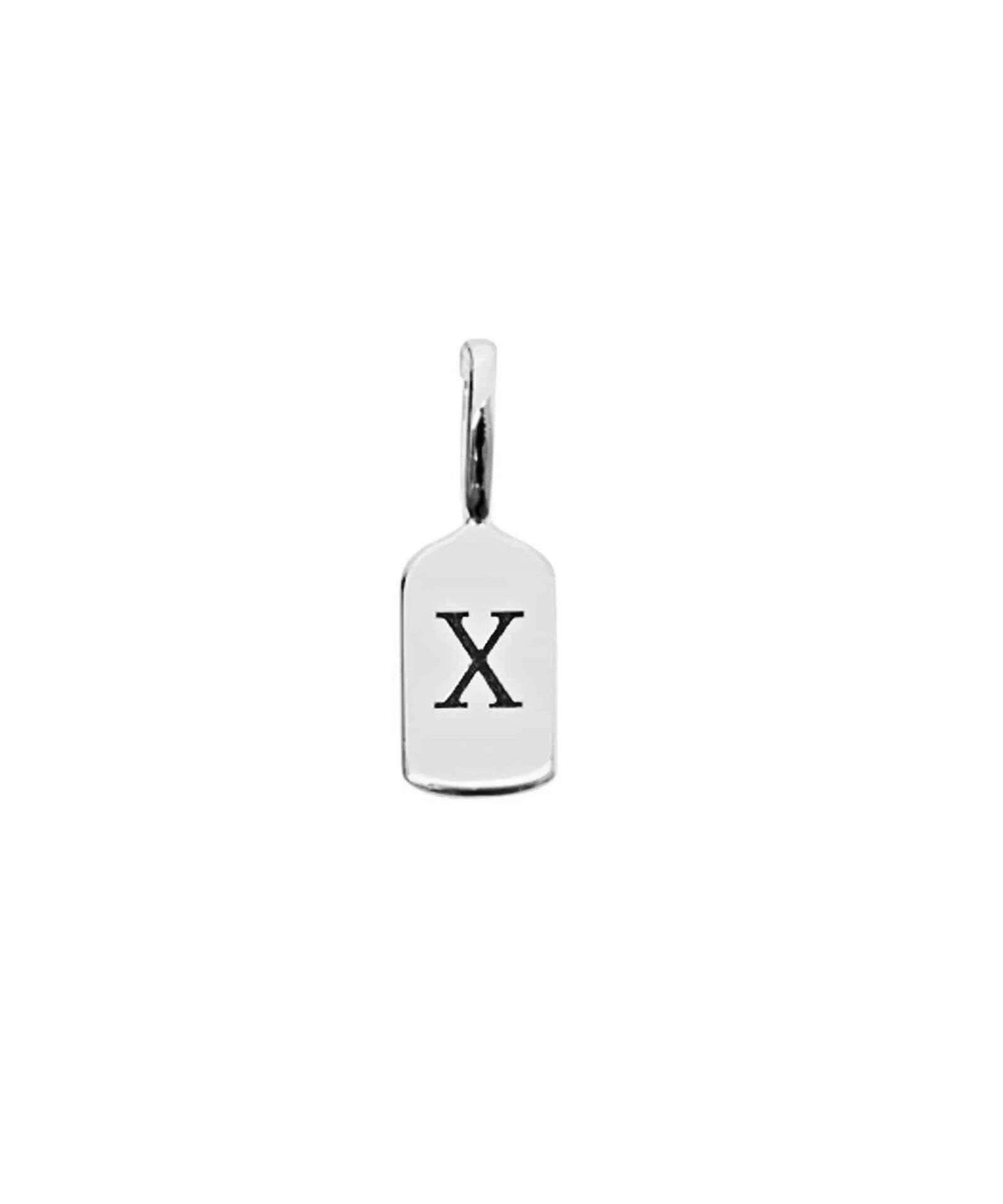 Picture of Luna Rae White Gold Letter X