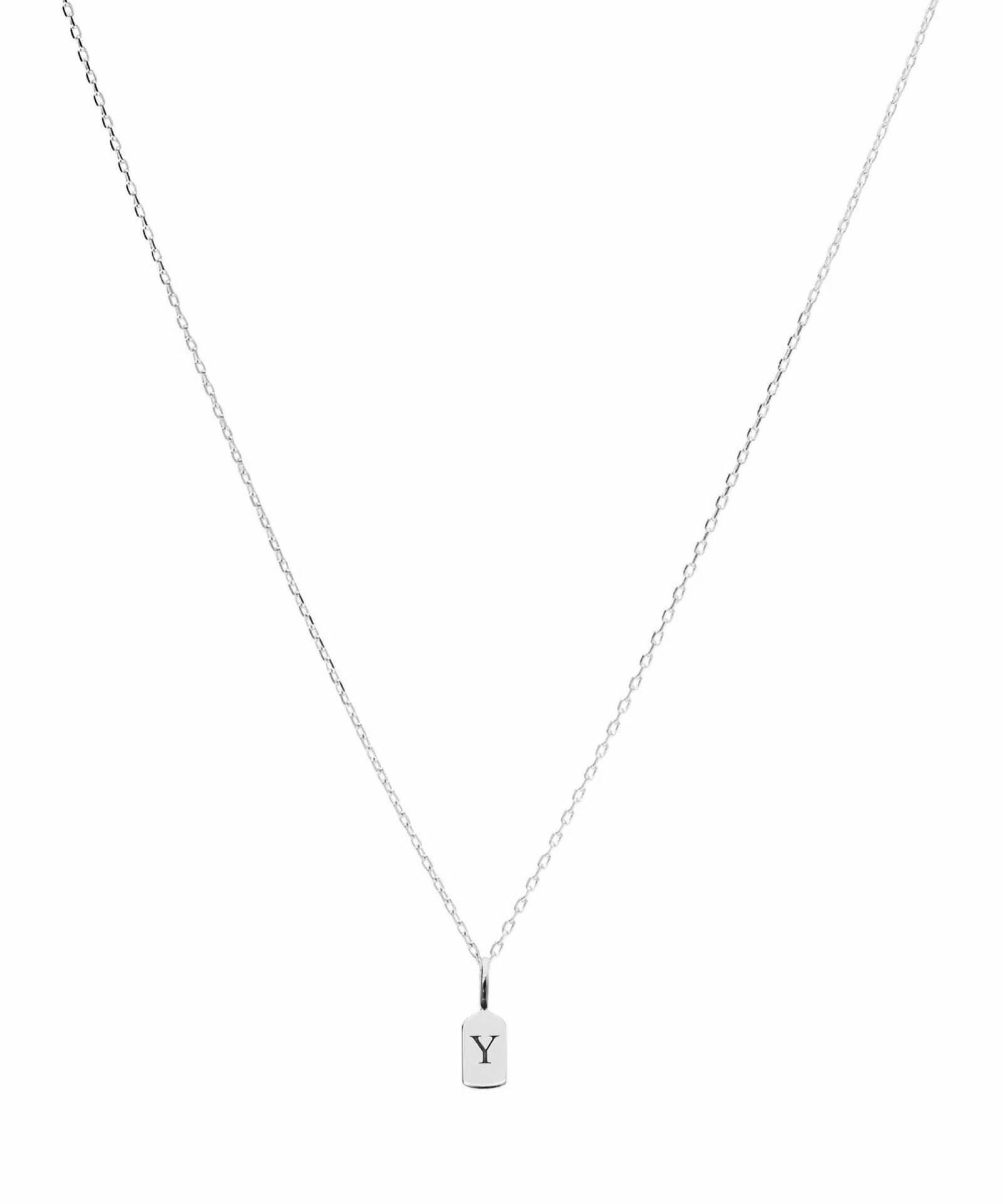 Picture of Luna Rae White Gold Letter Y