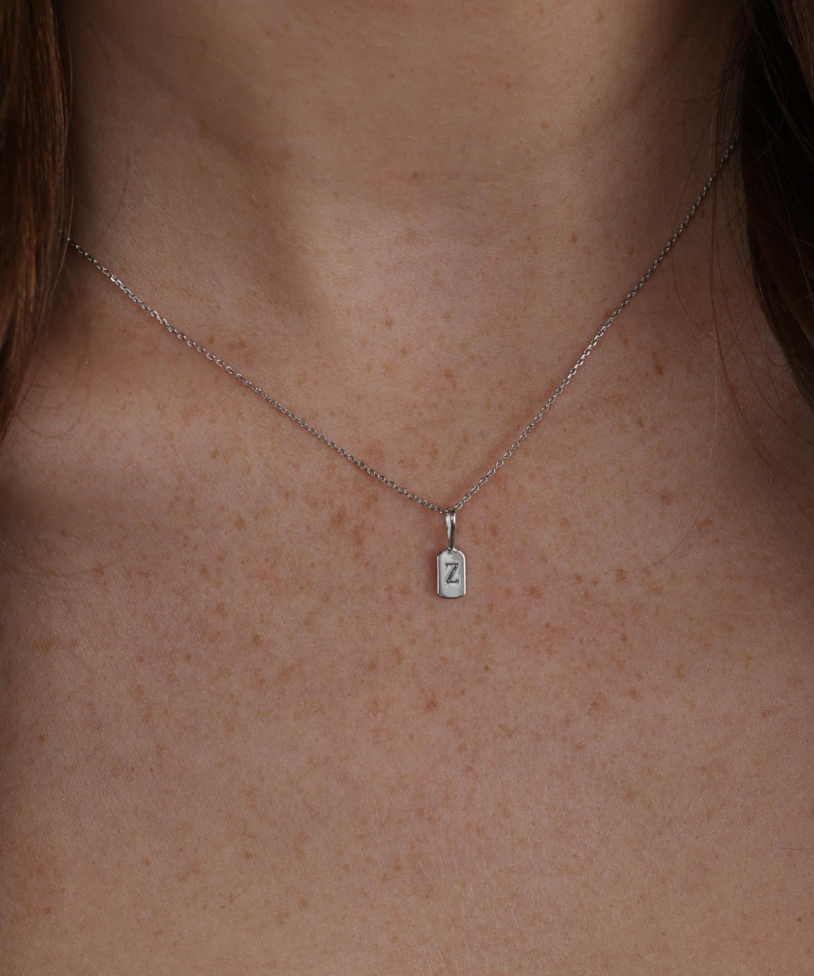 Picture of Luna Rae White Gold Letter Z