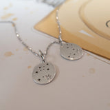 White Gold Stars Of Cancer