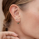 Yellow Gold Birthstone Earrings