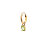 Yellow Gold Birthstone Earrings