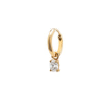 Yellow Gold Birthstone Earrings