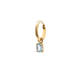 Yellow Gold Birthstone Earrings