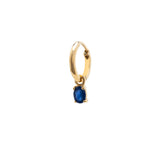 Yellow Gold Birthstone Earrings