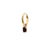 Yellow Gold Birthstone Earrings