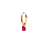 Yellow Gold Birthstone Earrings