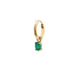Yellow Gold Birthstone Earrings