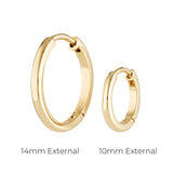 Yellow Gold Birthstone Earrings