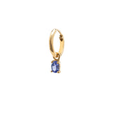 Yellow Gold Birthstone Earrings