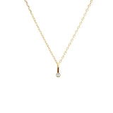 Dainty Aquamarine Necklace