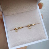 Dainty Opal Huggies