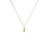 Dainty Peridot Necklace