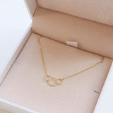 Yellow Gold Ever Ours Necklace