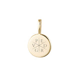 Solid Gold Family Imprint Pendant