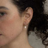 Yellow Gold Isla Pearl Earrings