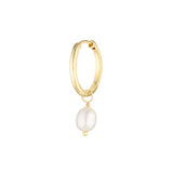 Yellow Gold Isla Pearl Earrings