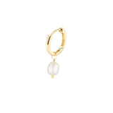 Yellow Gold Isla Pearl Earrings