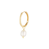 Yellow Gold Isla Pearl Earrings
