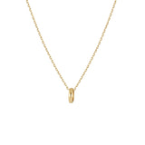 Yellow Gold Love Ring Necklace