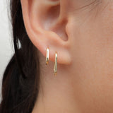 Yellow Gold Muse Hoops